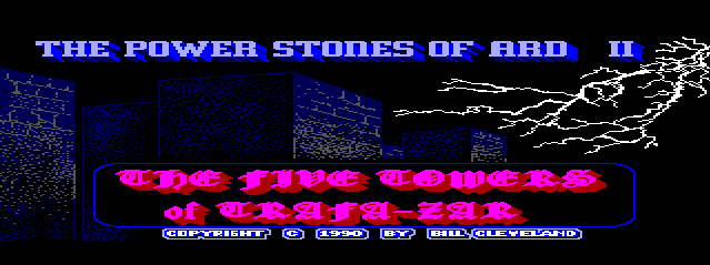 Game cover: The Power Stones of Ard II: The Five Towers of Trafa-Zar