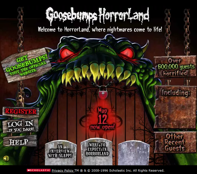 Game cover: Goosebumps: Enter HorrorLand