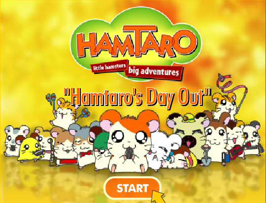 Game cover: Hamtaro's Day Out