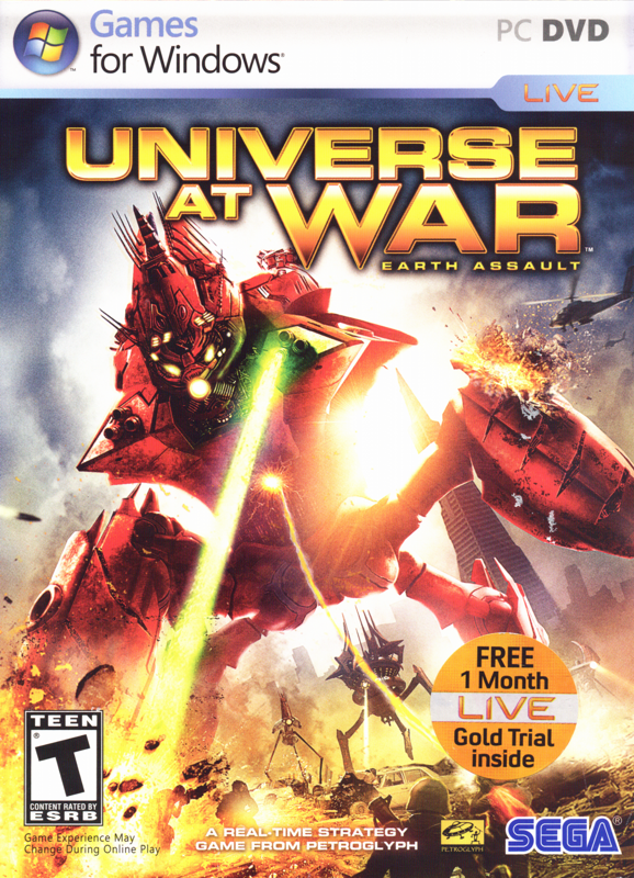 Game cover: Universe at War: Earth Assault