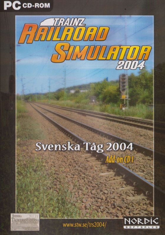 Game cover: Trainz Railroad Simulator 2004: Svenska Tåg 2004 - Add-on CD1