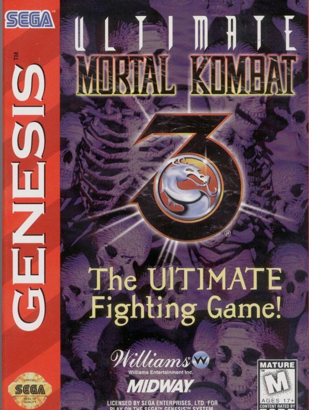 Game cover: Ultimate Mortal Kombat 3