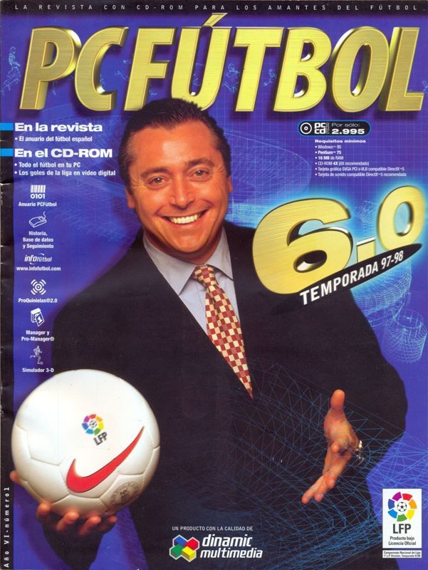 Game cover: PC Fútbol 6.0