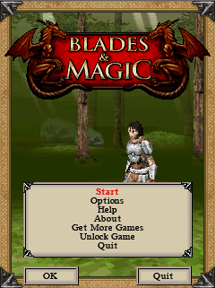 Game cover: Blades & Magic