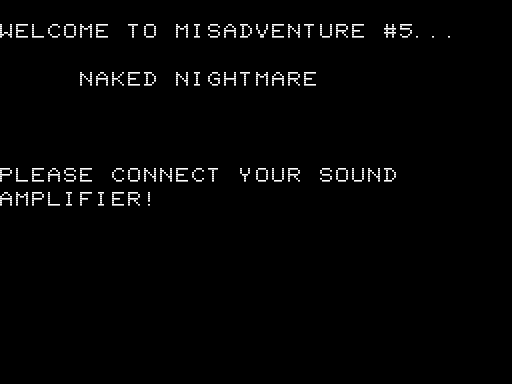 Game cover: Naked Nightmare