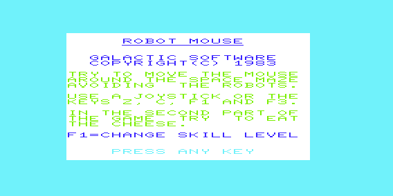 Game cover: Robot Mouse