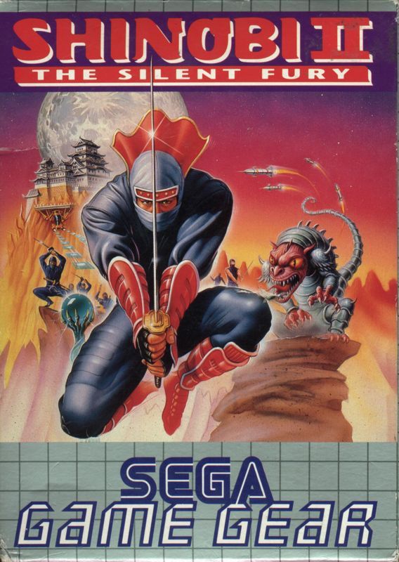 Game cover: Shinobi II: The Silent Fury
