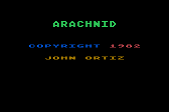 Game cover: Arachnid