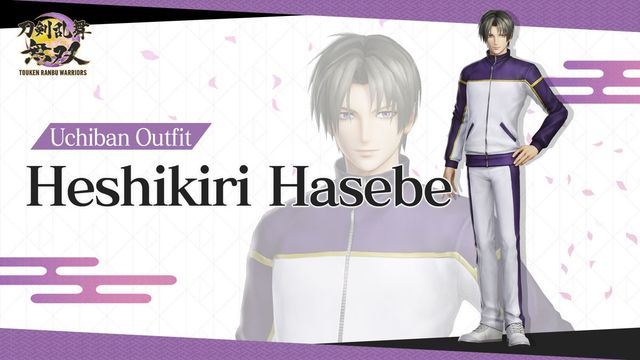 Game cover: Touken Ranbu Warriors: Uchiban Outfit - Heshikiri Hasebe