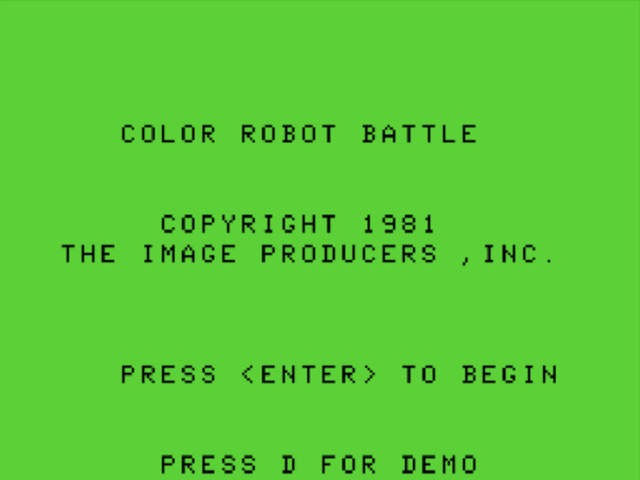 Game cover: Color Robot Battle