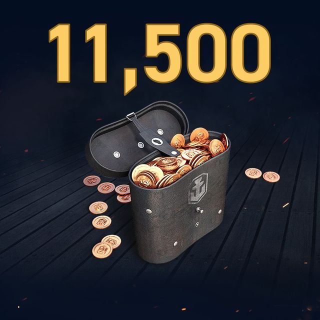Game cover: World of Warships: Legends - 11,500 Doubloons