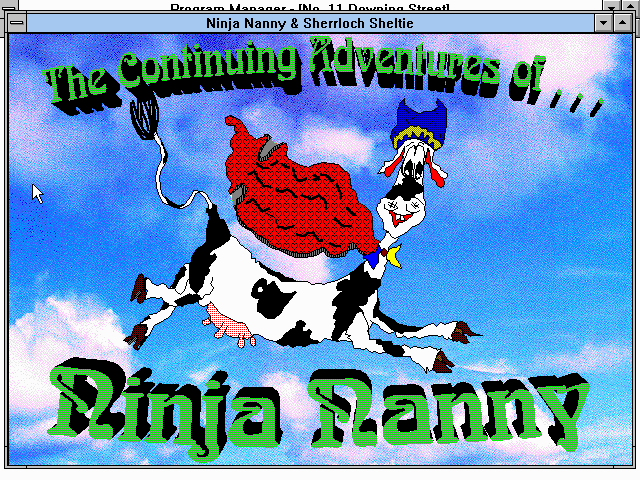 Game cover: The Adventures of Ninja Nanny & Sherrloch Sheltie: No. 11 Downing Street