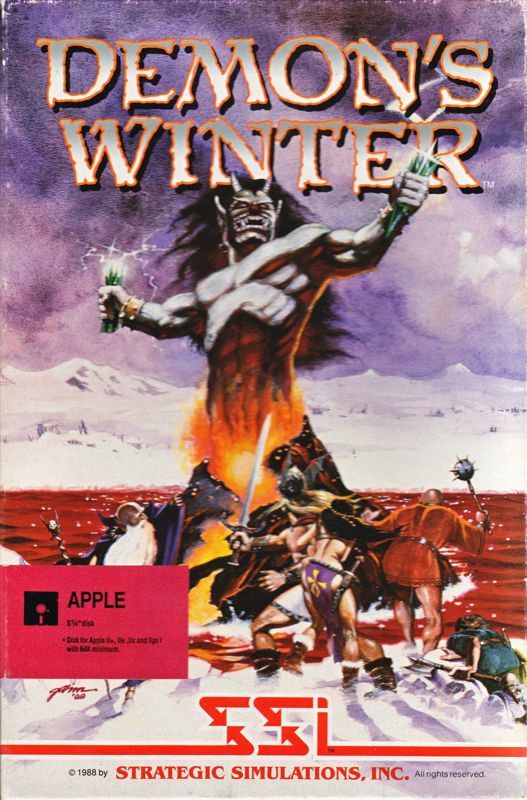 Game cover: Demon's Winter