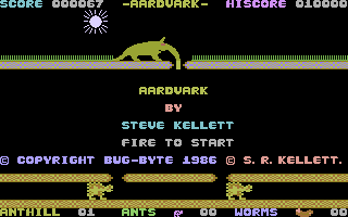 Game cover: Aardvark