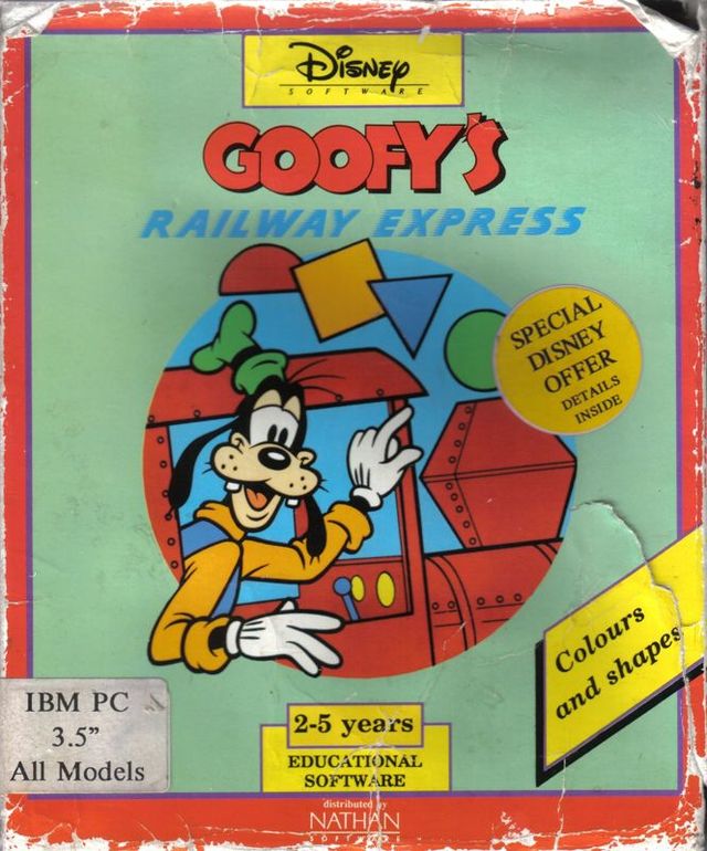 Game cover: Goofy's Railway Express