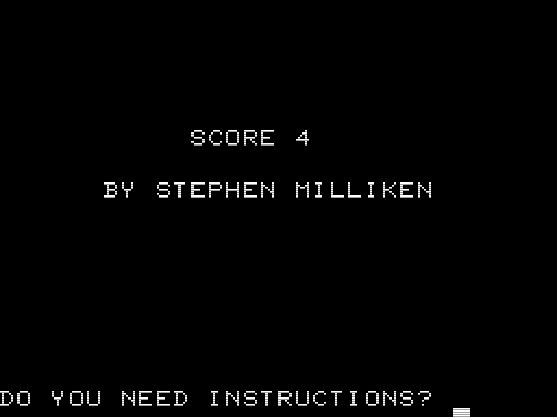 Game cover: Score 4
