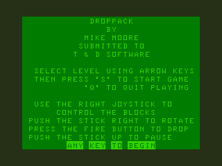 Game cover: DropPack