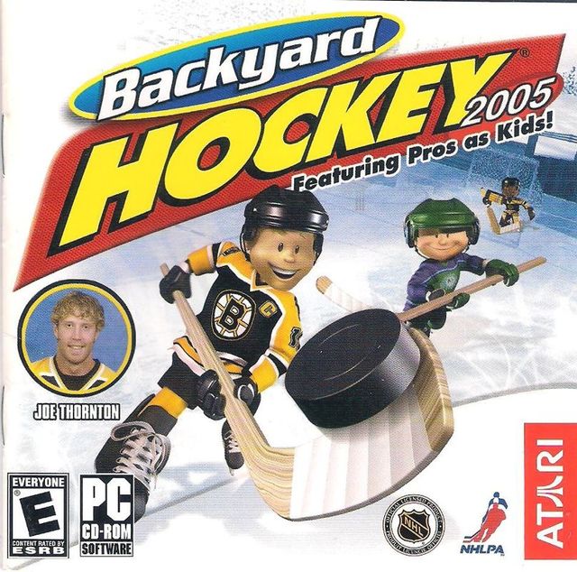 Game cover: Backyard Hockey 2005