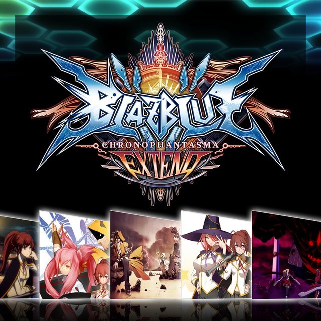 Game cover: BlazBlue: Chrono Phantasma Extend - Story Mode & Gallery Mode