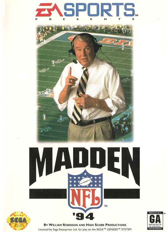 Game cover: Madden NFL '94