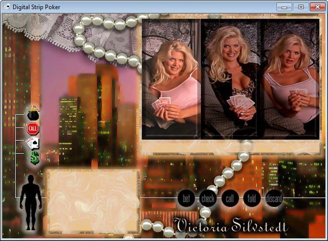 Game cover: Digital Strip Poker featuring Victoria Silvstedt