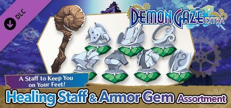 Game cover: Demon Gaze: Extra - Healing Staff & Armor Gem Assortment