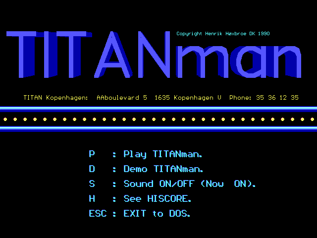 Game cover: TITANman