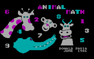 Game cover: Animal Math