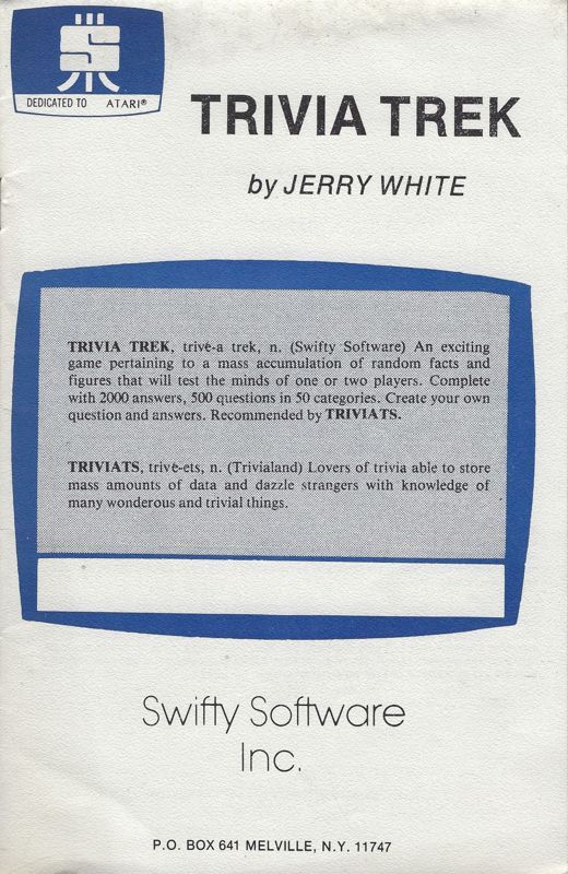 Game cover: Trivia Trek