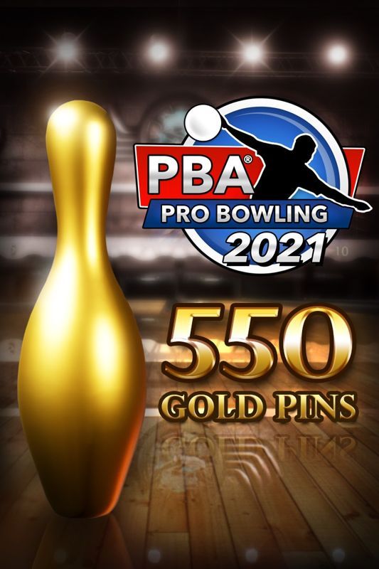 Game cover: PBA Pro Bowling 2021: 550 Gold Pins
