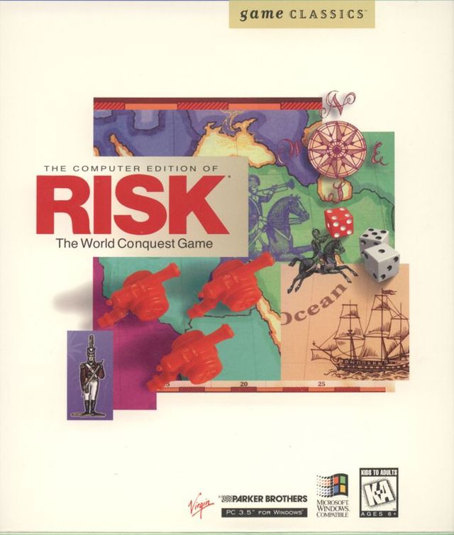 Game cover: The Computer Edition of Risk: The World Conquest Game
