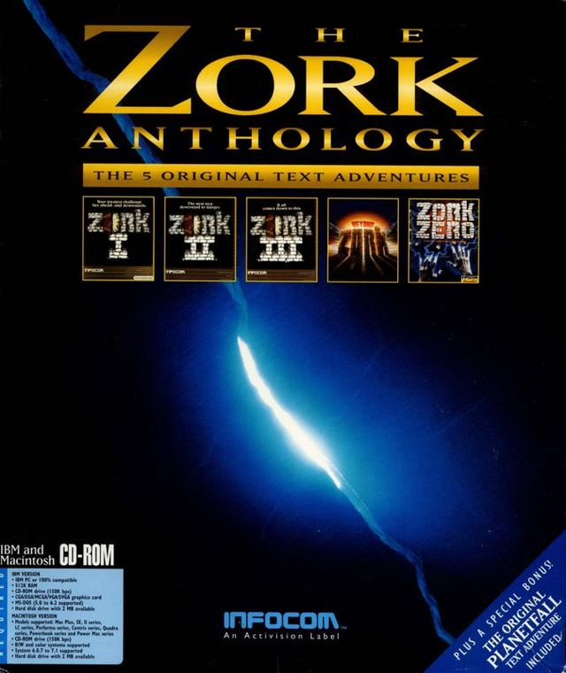 Game cover: The Zork Anthology