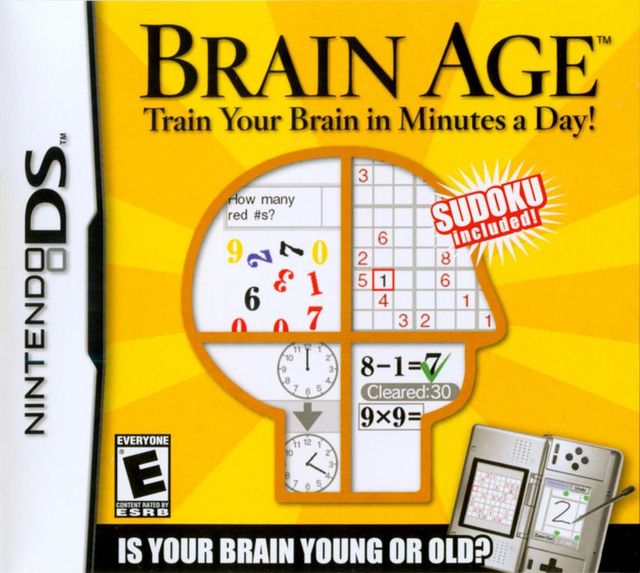 Game cover: Brain Age: Train Your Brain in Minutes a Day!