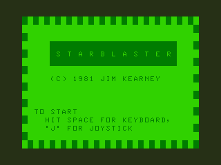 Game cover: Starblaster