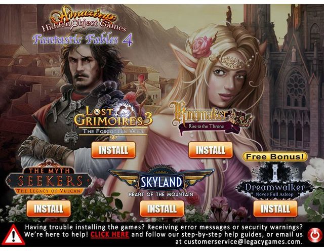 Game cover: Amazing Hidden Object Games: Fantastic Fables 4