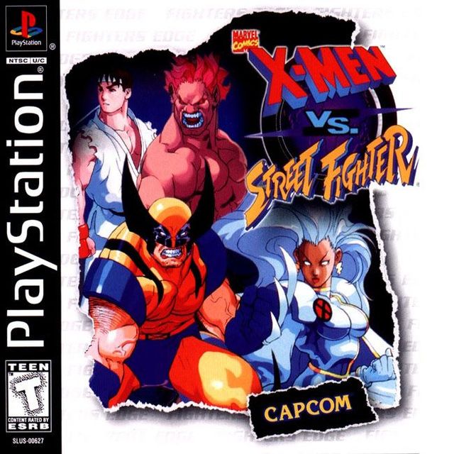 Game cover: X-Men vs. Street Fighter
