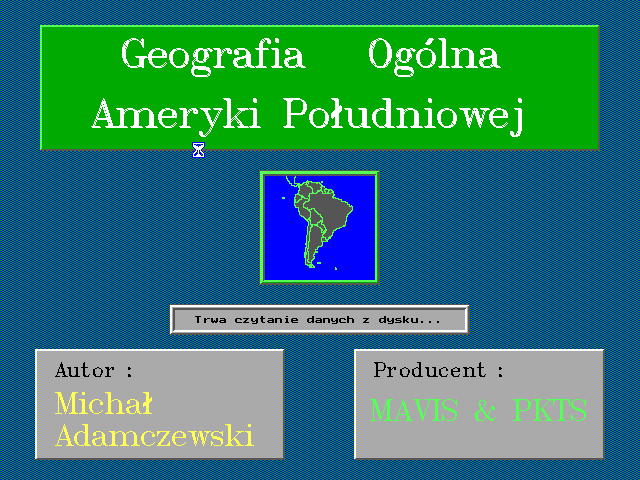 Game cover: Geografia Ogólna Ameryki Południowej