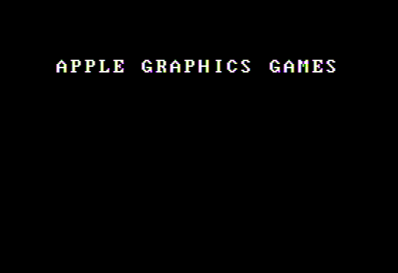 Game cover: Apple Graphics Games