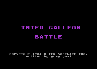 Game cover: Inter Galleon Battle