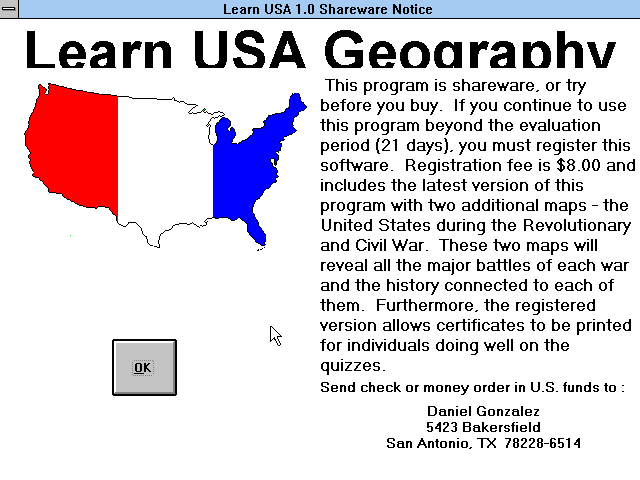 Game cover: Learn USA Geography