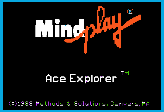 Game cover: Ace Explorer