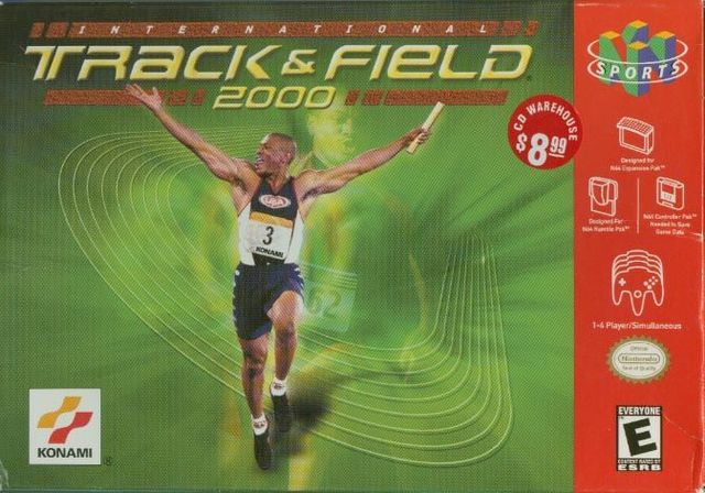 Game cover: International Track & Field 2000