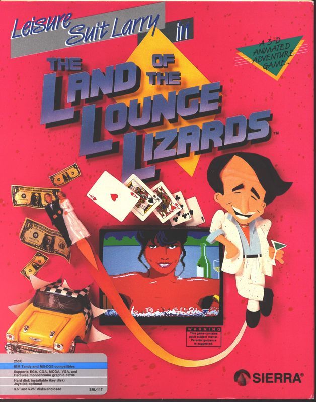 Game cover: Leisure Suit Larry in the Land of the Lounge Lizards