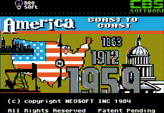 Game cover: America: Coast to Coast