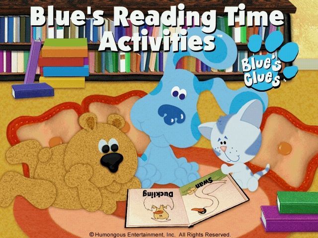 Game cover: Blue's Clues: Blue's Reading Time Activities