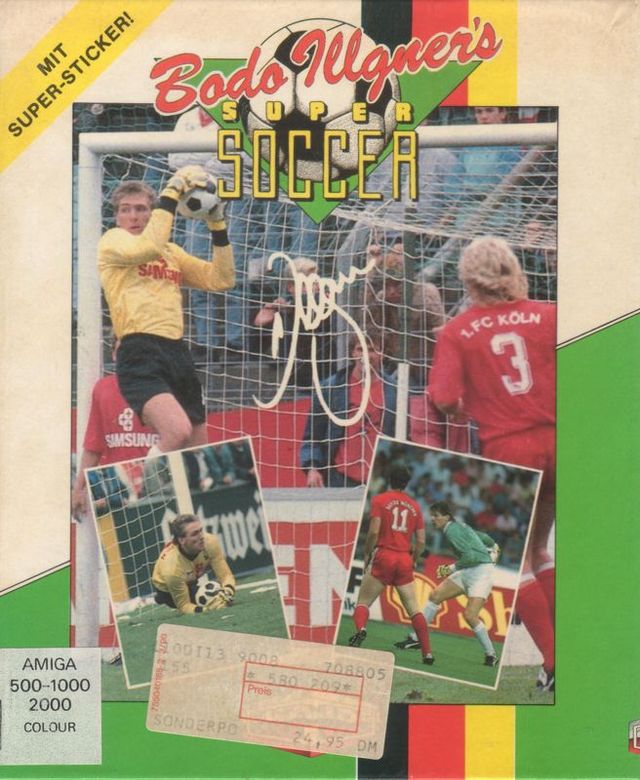Game cover: Gazza's Super Soccer
