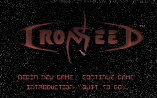 Game cover: Ironseed