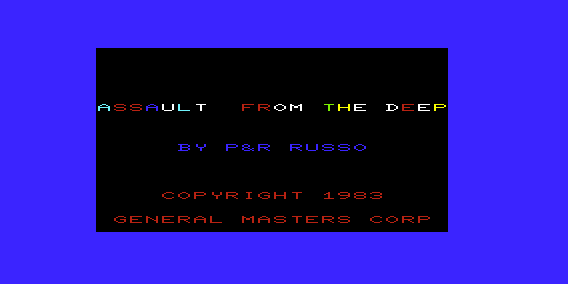 Game cover: Assault from the Deep