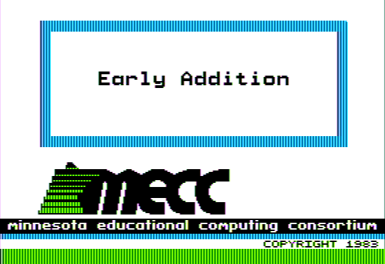 Game cover: Early Addition