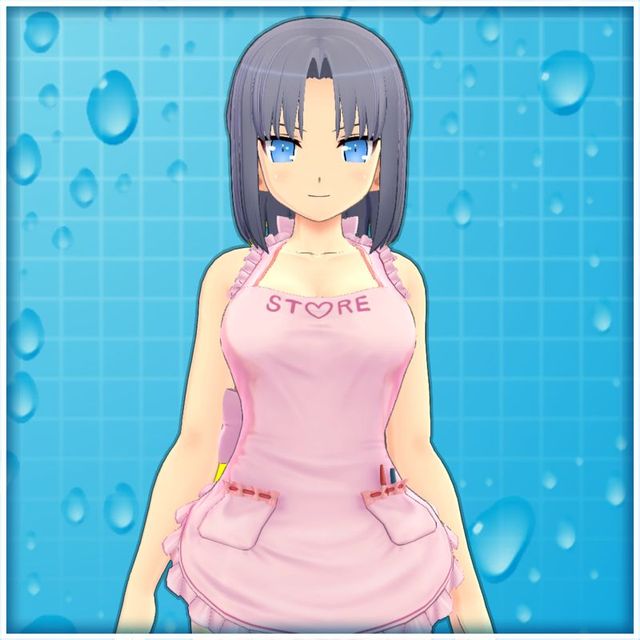 Game cover: Senran Kagura: Peach Beach Splash - Ayame's Swimsuit Apron